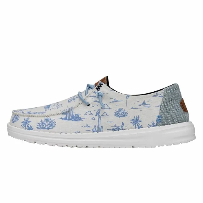 Hey Dude Wendy Wendy Desert Cream Blue 8211 Women