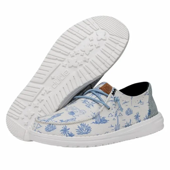 Hey Dude Wendy Wendy Desert Cream Blue 8211 Women
