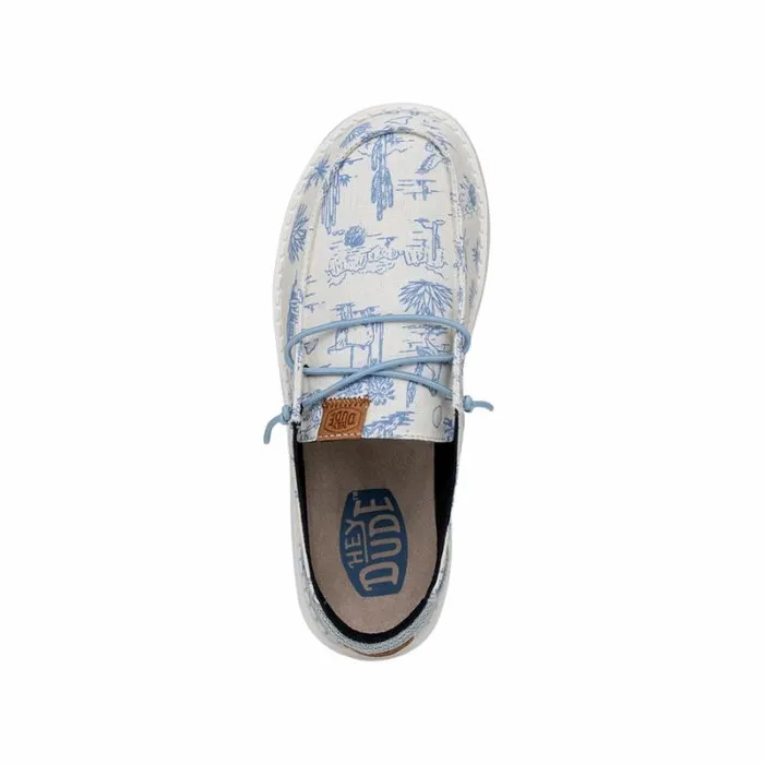 Hey Dude Wendy Wendy Desert Cream Blue 8211 Women