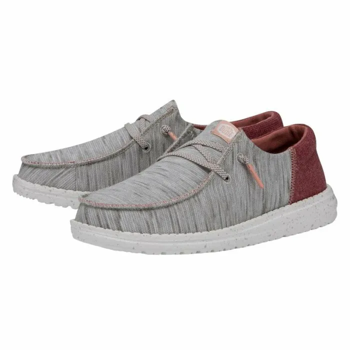 Hey Dude Wendy Wendy Funk Jersey Light Grey 8211 Women Hey Dude Wendy Wendy Funk Jersey Light Grey 8211 Women
