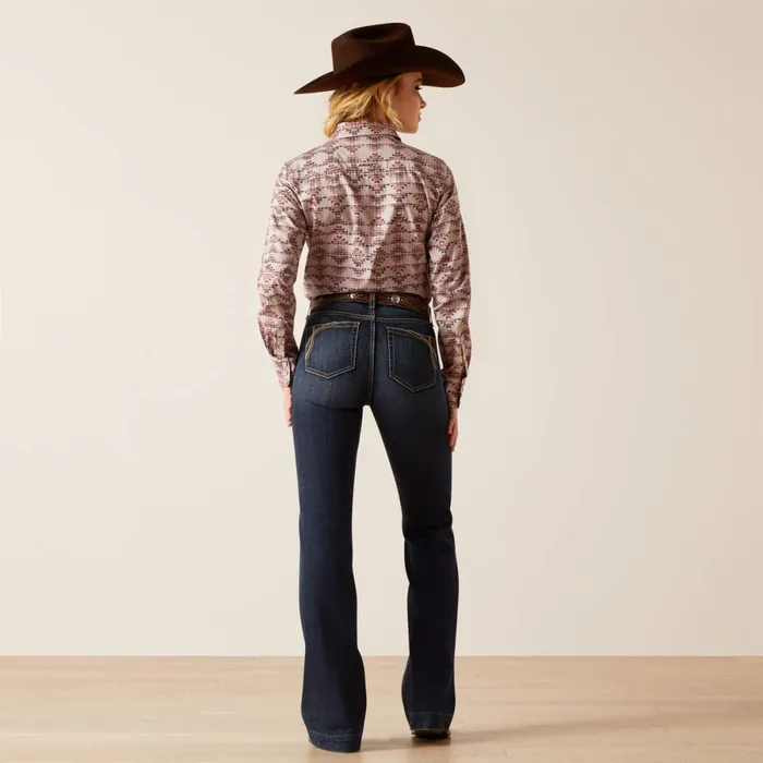 High Rise Naz Slim Trouser Jean Florida Women Ariat Denim High Rise Naz Slim Trouser Jean Florida Women Ariat Denim