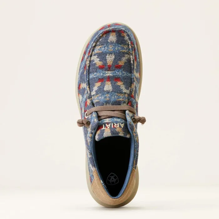 Hilo Stretch Lace Blue Blanket Wooly Men Ariat Shoes and Sneakers Hilo Stretch Lace Blue Blanket Wooly Men Ariat Shoes and Sneakers