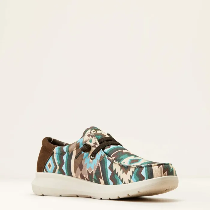 Hilo Stretch Lace Blue Southwest Print Men Ariat Shoes and Sneakers Hilo Stretch Lace Blue Southwest Print Men Ariat Shoes and Sneakers