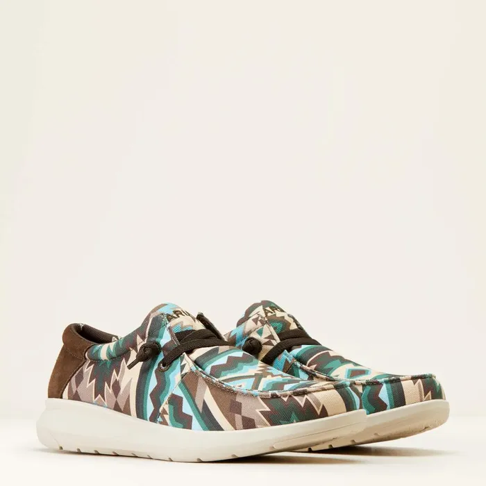Hilo Stretch Lace Blue Southwest Print Men Ariat Shoes and Sneakers Hilo Stretch Lace Blue Southwest Print Men Ariat Shoes and Sneakers