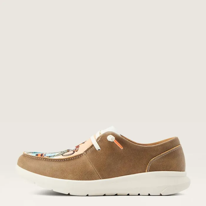 Hilo Western Aloha Brown Bomber Women Ariat Shoes and Sneakers