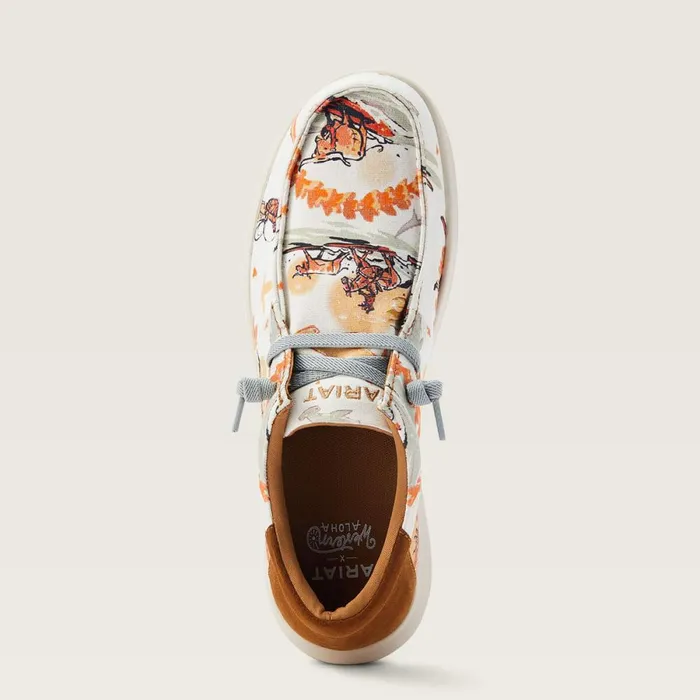 Hilo Western Aloha Surfing Longhorn Print Men Ariat Shoes and Sneakers Hilo Western Aloha Surfing Longhorn Print Men Ariat Shoes and Sneakers