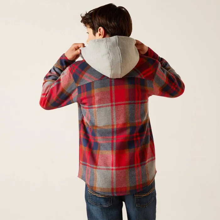 Hoffman Shirt Jacket Merlot Kids Ariat Jackets and Vests Hoffman Shirt Jacket Merlot Kids Ariat Jackets and Vests