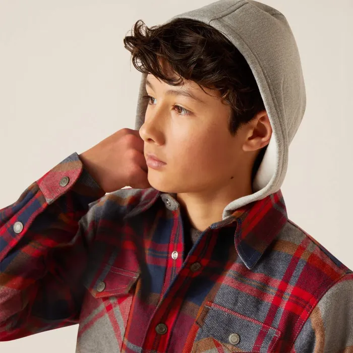 Hoffman Shirt Jacket Merlot Kids Ariat Jackets and Vests Hoffman Shirt Jacket Merlot Kids Ariat Jackets and Vests