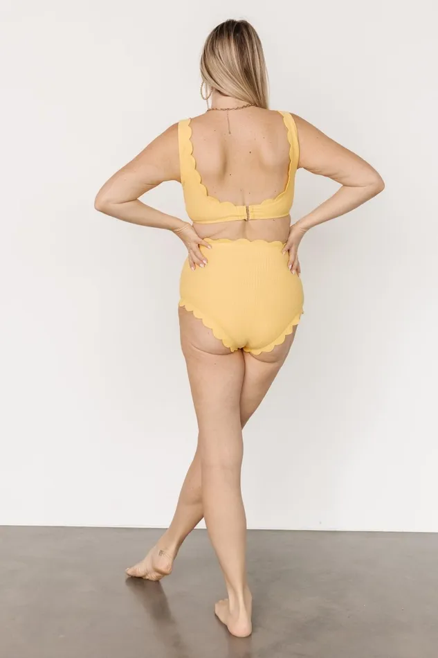 Honolulu High Waist Bikini Bottom Yellow Women Baltic Born Bikini Honolulu High Waist Bikini Bottom Yellow Women Baltic Born Bikini
