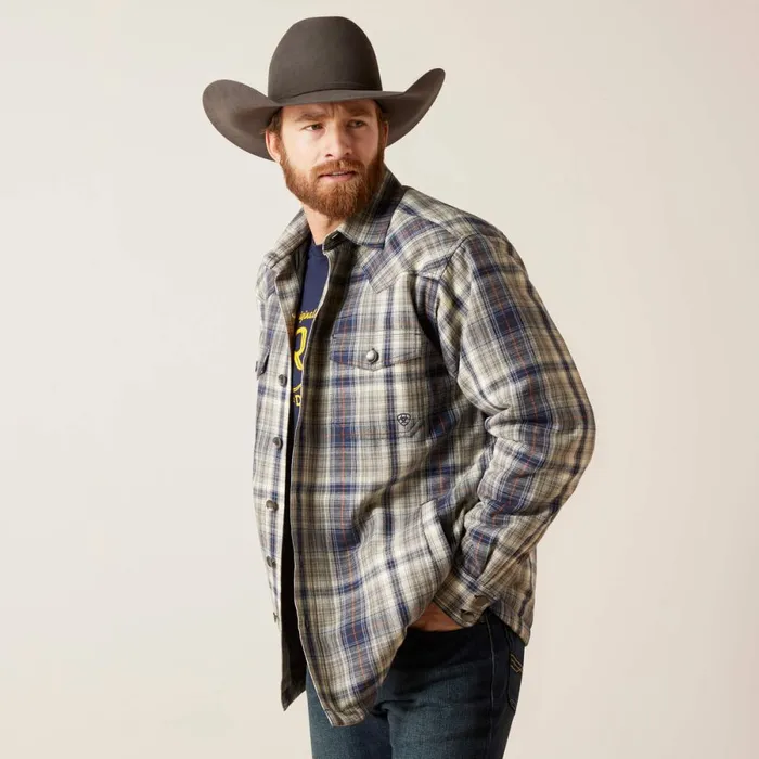 Hoover Shirt Jacket Iron Heather Men Ariat Jackets and Vests
