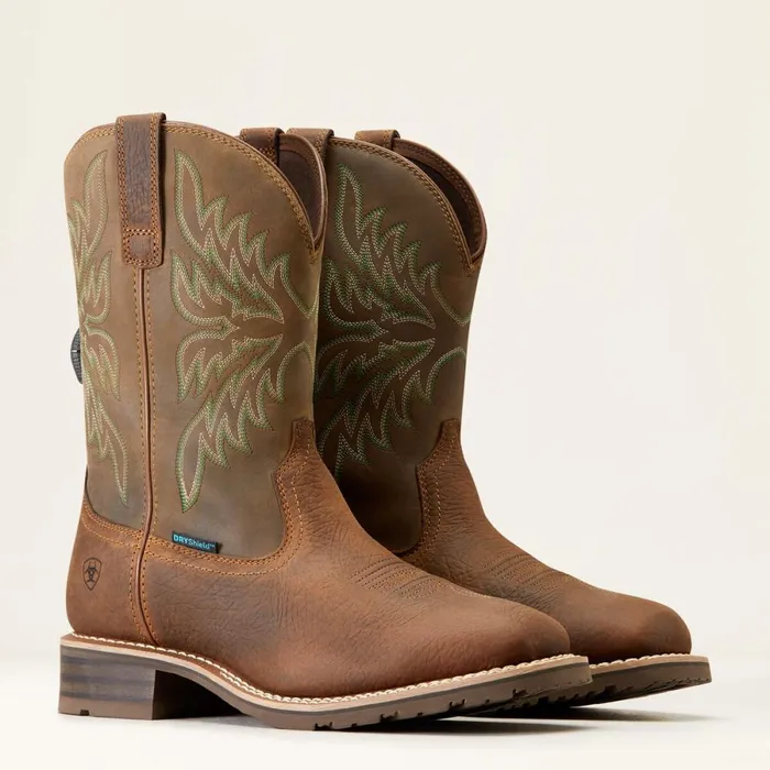 Hybrid Rancher BOA Waterproof Cowboy Boot Acorn Brown Men Ariat Western Boots Hybrid Rancher BOA Waterproof Cowboy Boot Acorn Brown Men Ariat Western Boots