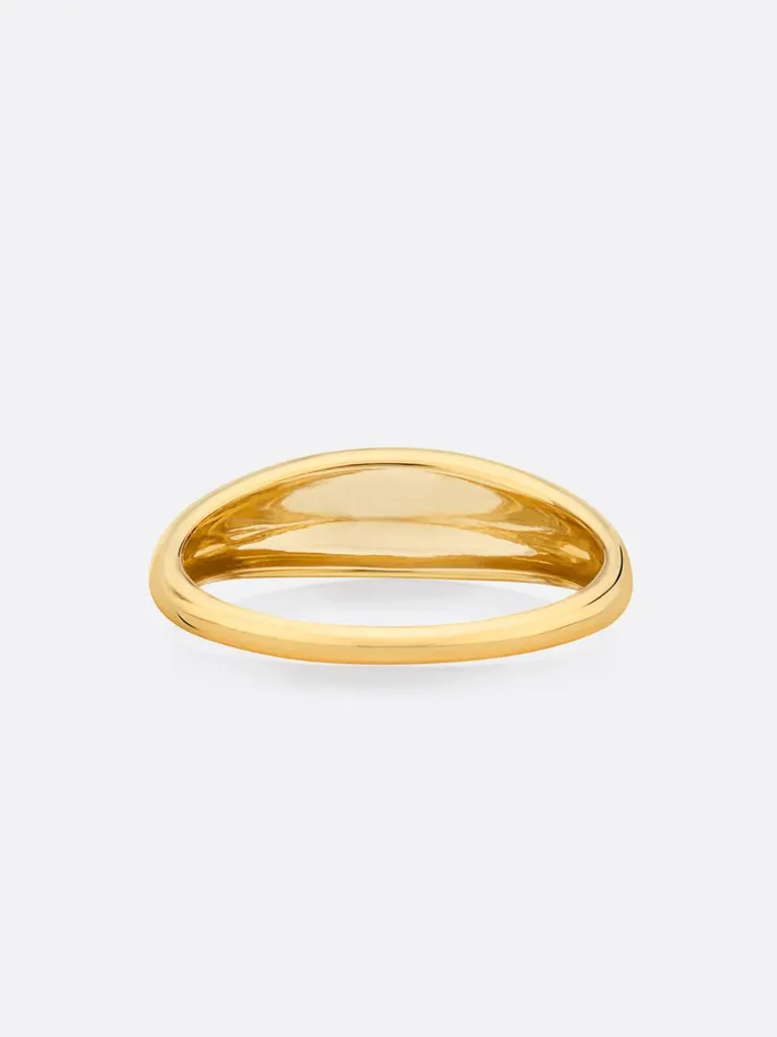 Icons Yellow Gold Everyday Dome Ring Yellow Gold Women Brochu Walker Fine Jewelry