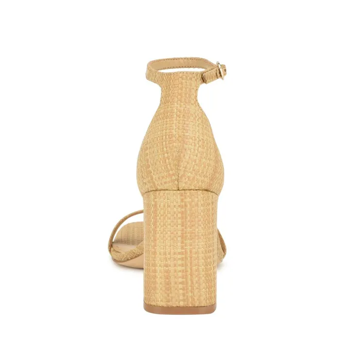 Ilea Ankle Strap Sandals Natural Raffia Women Nine West Dress Ilea Ankle Strap Sandals Natural Raffia Women Nine West Dress