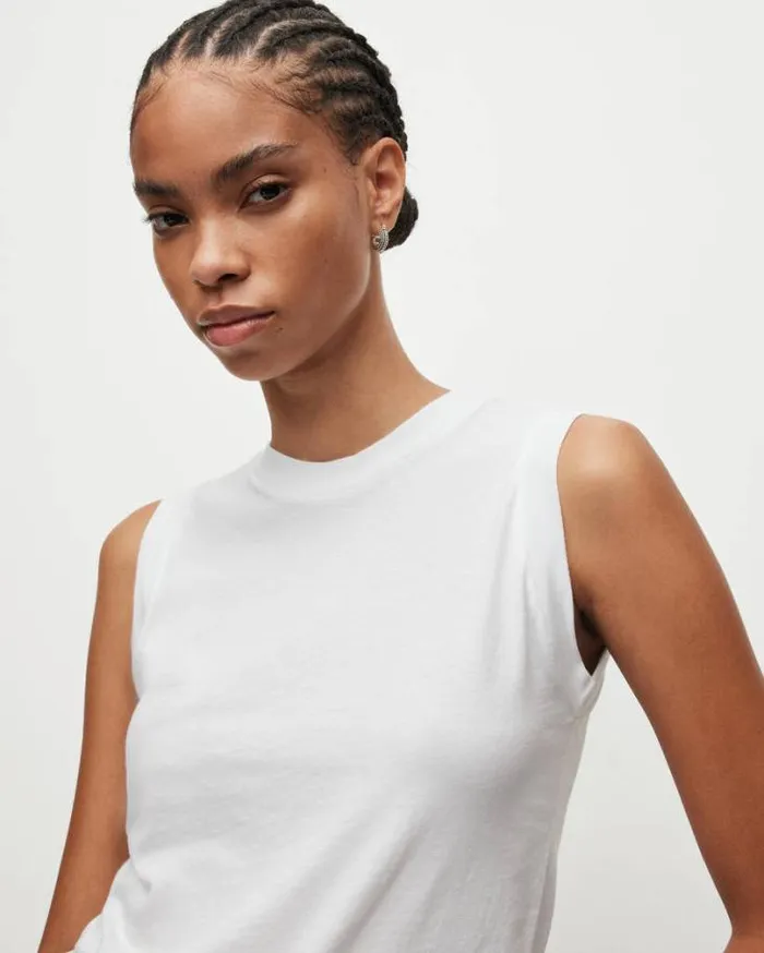 Imogen Tank Optic White Women AllSaints TShirts