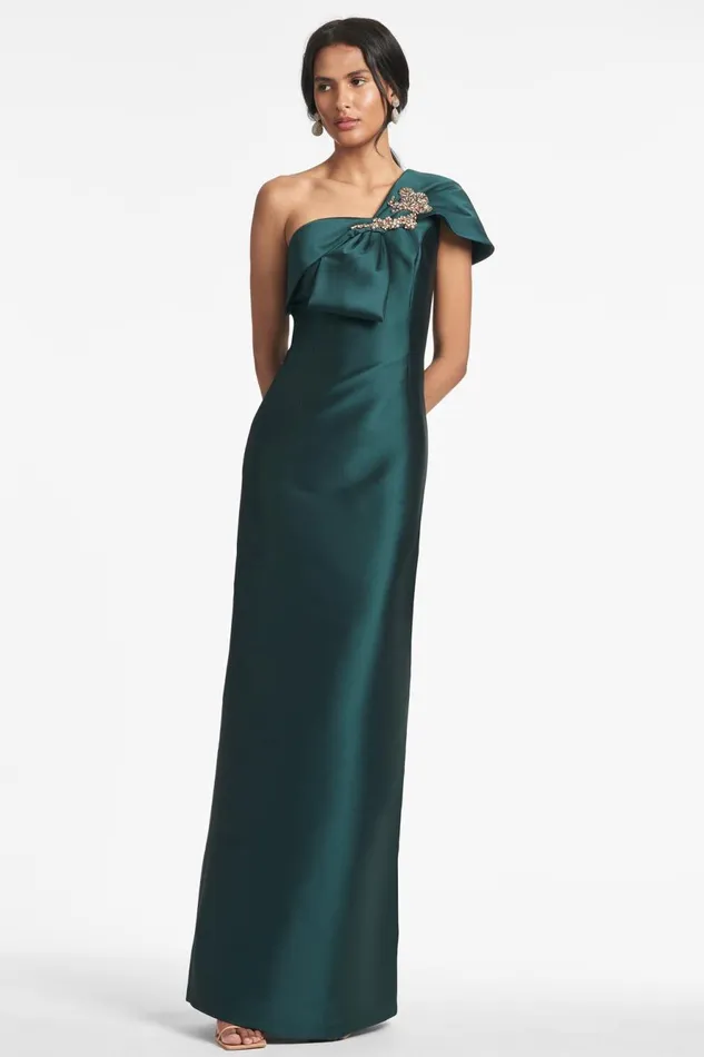Ines Gown 8211 Forest Green Women Sachin and Babi Formal