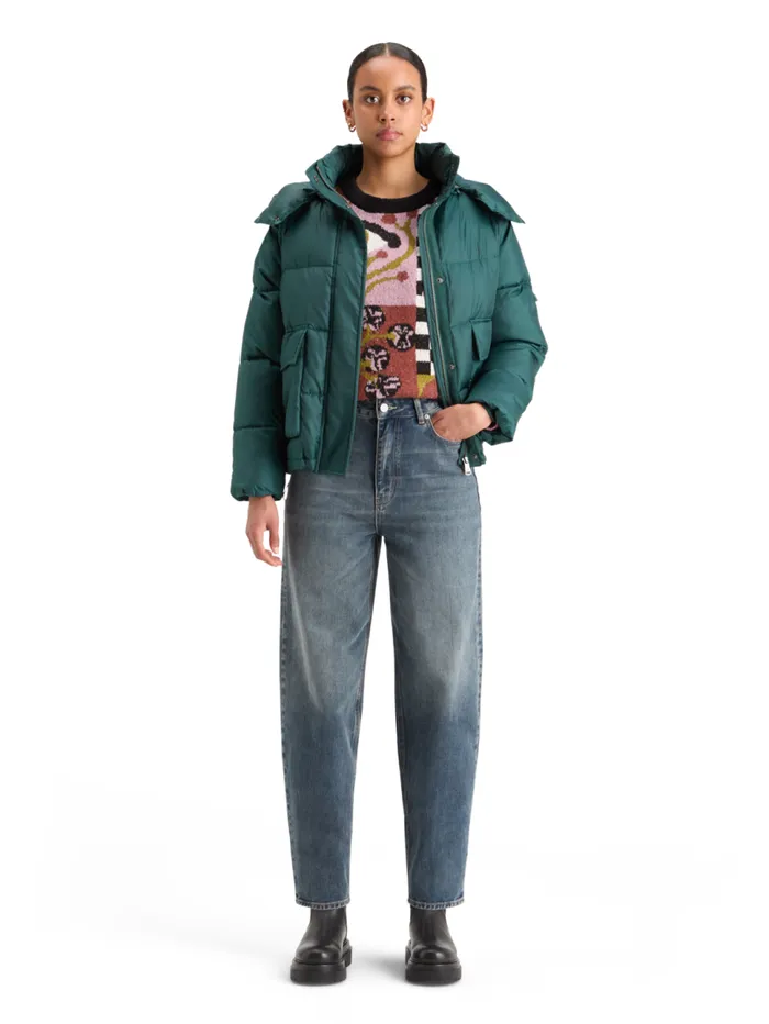 JACQUARD OVERSIZED PULLOVER Free Mind Jacquard Women Scotch and Soda Knitwear JACQUARD OVERSIZED PULLOVER Free Mind Jacquard Women Scotch and Soda Knitwear