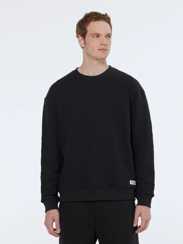 Jacquard Regular Fit Sweatshirt Black Men Scotch and Soda Sweatshirts and Hoodies Jacquard Regular Fit Sweatshirt Black Men Scotch and Soda Sweatshirts and Hoodies