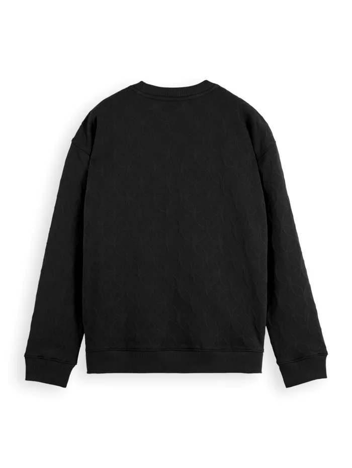 Jacquard Regular Fit Sweatshirt Black Men Scotch and Soda Sweatshirts and Hoodies Jacquard Regular Fit Sweatshirt Black Men Scotch and Soda Sweatshirts and Hoodies