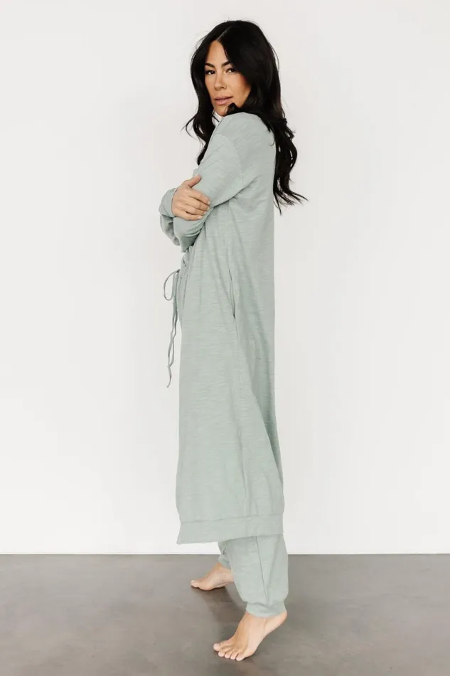 Janae Jumpsuit Cardigan Set Sage Women Baltic Born Cardigans