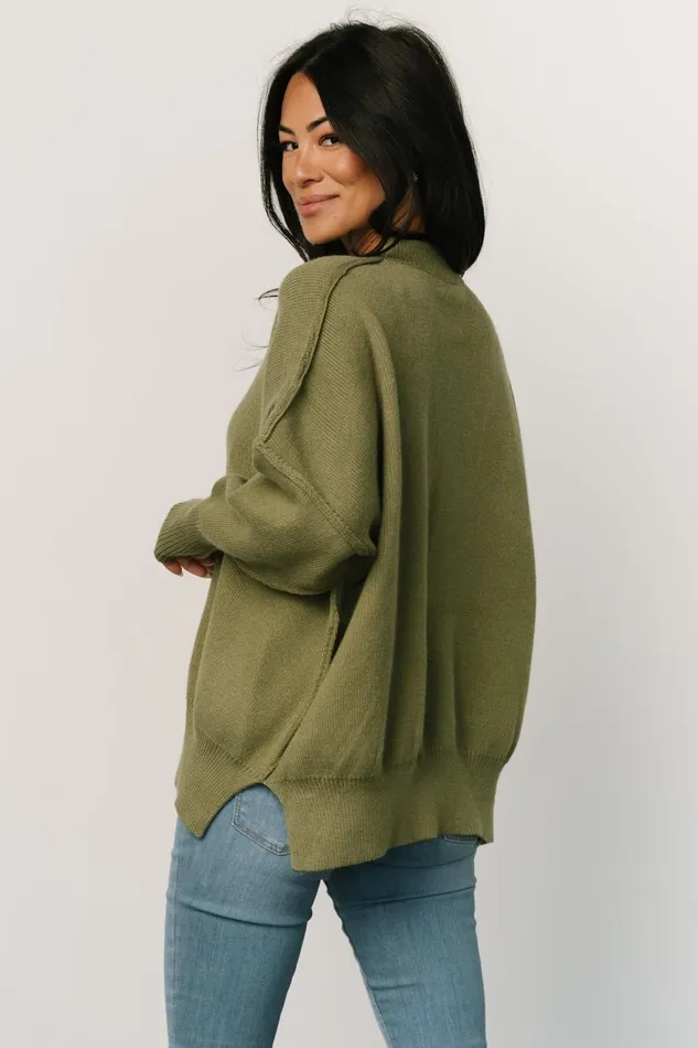 Jeremiah Knit Sweater Olive Women Baltic Born Sweaters Jeremiah Knit Sweater Olive Women Baltic Born Sweaters