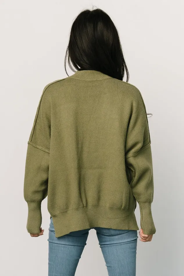 Jeremiah Knit Sweater Olive Women Baltic Born Sweaters Jeremiah Knit Sweater Olive Women Baltic Born Sweaters