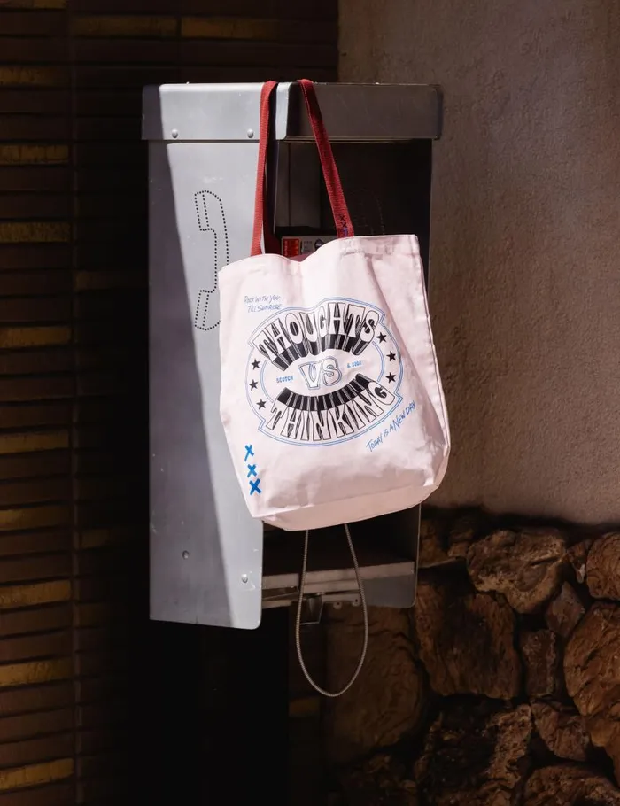 JOE JONAS X SCOTCH SODA PRINTED CANVAS TOTE White Women Scotch and Soda Bags JOE JONAS X SCOTCH SODA PRINTED CANVAS TOTE White Women Scotch and Soda Bags