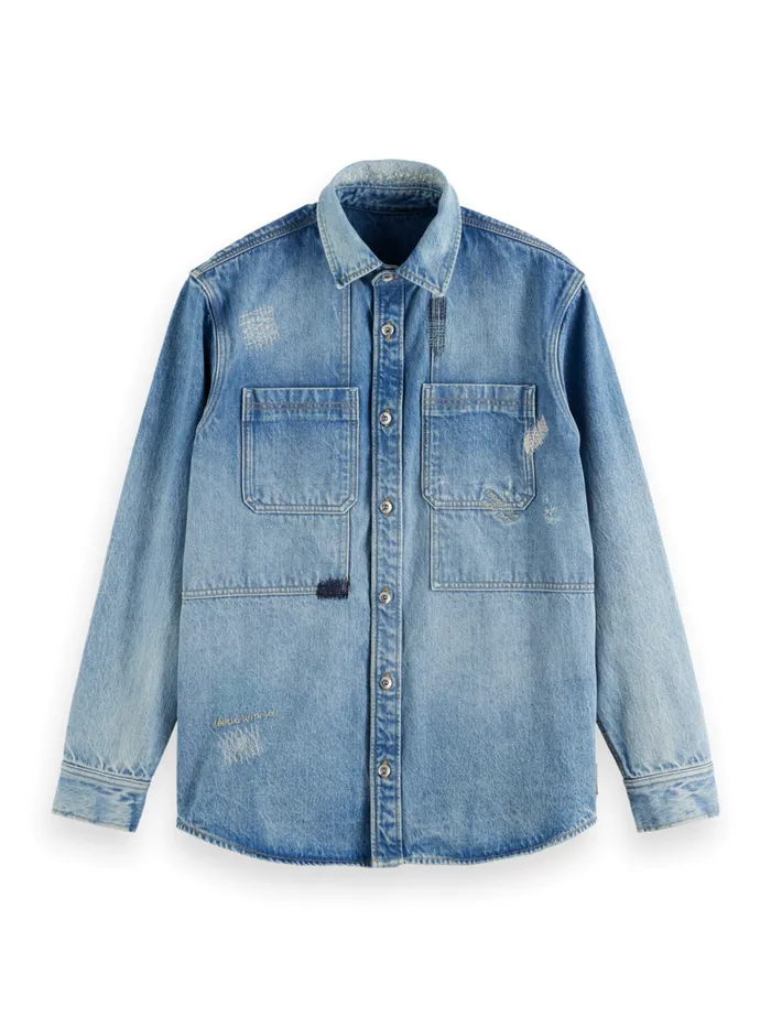 JOE JONAS X SCOTCH SODA REGULAR FIT SHIRT 8211 NOTES FROM JOE Notes From Joe Men Scotch and Soda Shirts JOE JONAS X SCOTCH SODA REGULAR FIT SHIRT 8211 NOTES FROM JOE Notes From Joe Men Scotch and Soda Shirts