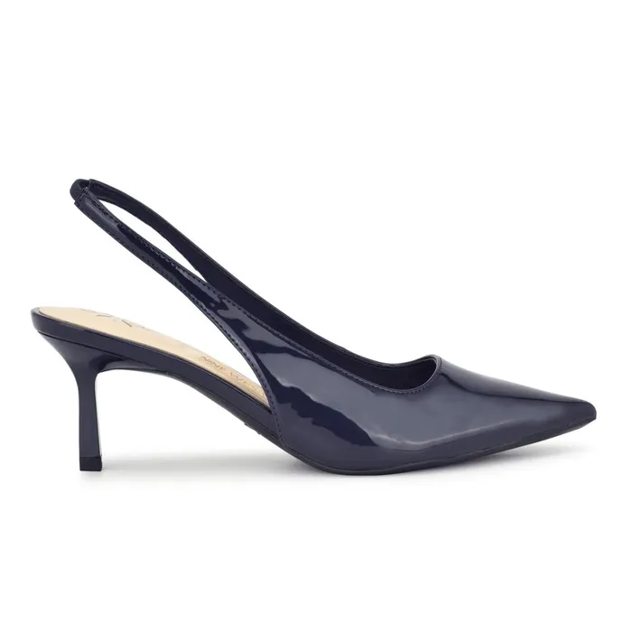 Kately 92159 Slingback Pumps Dark Blue Women Nine West Slingbacks