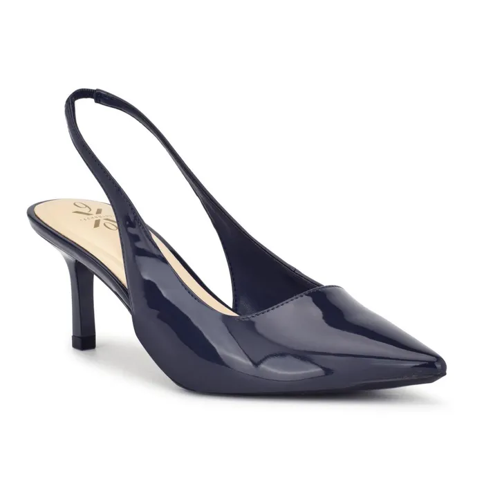 Kately 92159 Slingback Pumps Dark Blue Women Nine West Slingbacks Kately 92159 Slingback Pumps Dark Blue Women Nine West Slingbacks