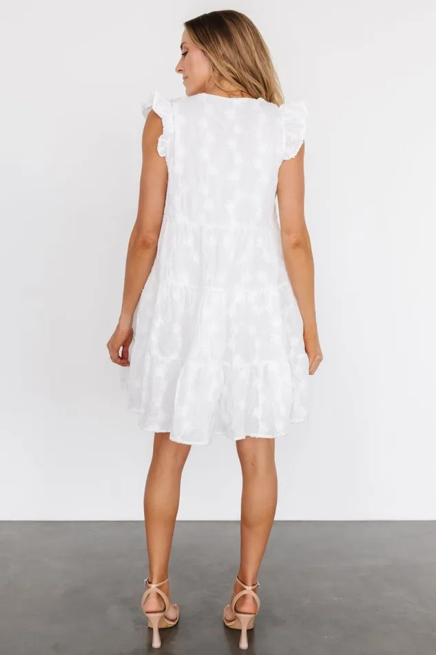 Kayla Button Up Short Dress Off White Women Baltic Born Cover Ups Kayla Button Up Short Dress Off White Women Baltic Born Cover Ups