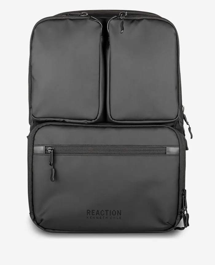 Kenneth Cole Bags and Belts Men Ryder 17034 Laptop Backpack With Removable Laptop Sleeve Black