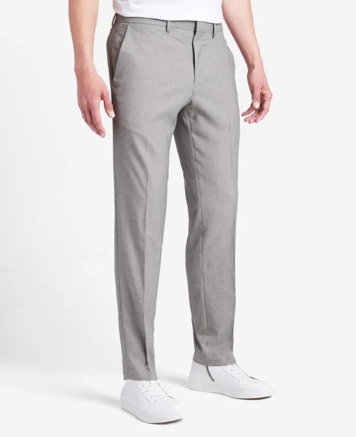 Kenneth Cole Dress Pants Men Stretch ModernFit Dress Pant Oatmeal