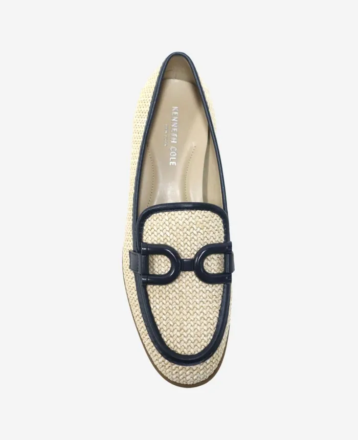 Kenneth Cole Flats and Loafers Women Linda Bit Loafer Naturalnavy Kenneth Cole Flats and Loafers Women Linda Bit Loafer Naturalnavy