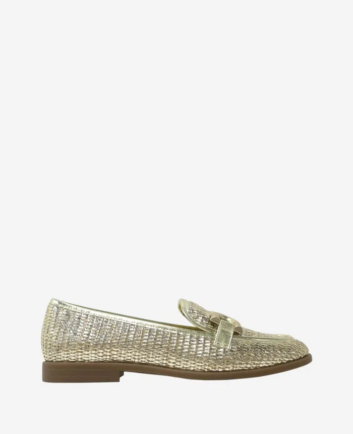Kenneth Cole Flats and Loafers Women Linda Bit Loafer Soft Gold