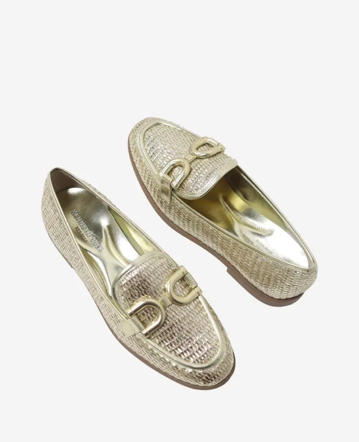 Kenneth Cole Flats and Loafers Women Linda Bit Loafer Soft Gold Kenneth Cole Flats and Loafers Women Linda Bit Loafer Soft Gold