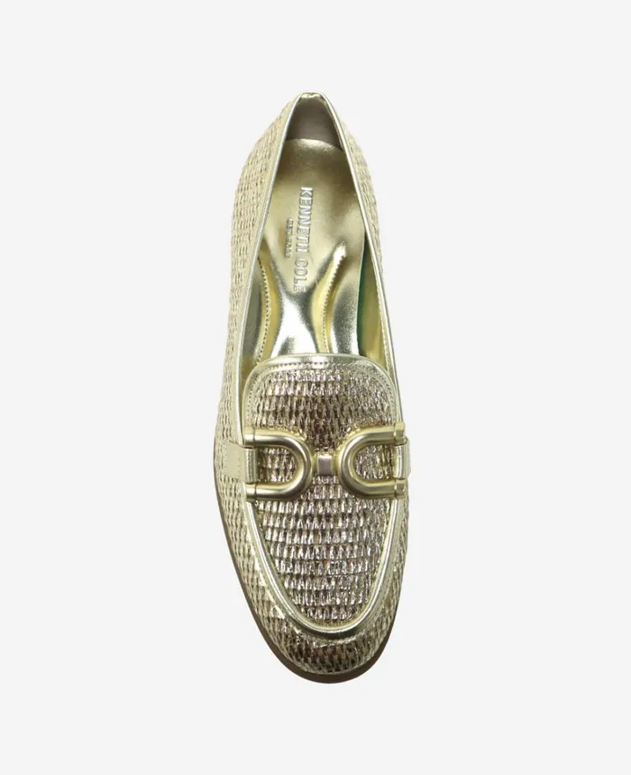 Kenneth Cole Flats and Loafers Women Linda Bit Loafer Soft Gold Kenneth Cole Flats and Loafers Women Linda Bit Loafer Soft Gold