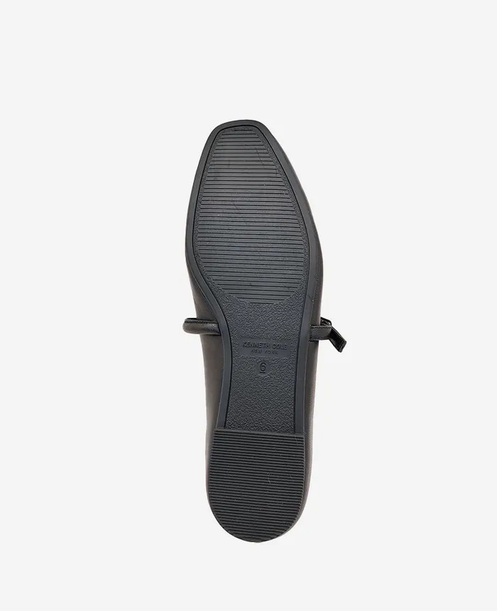 Kenneth Cole Flats and Loafers Women Magnolia Leather Ballet Flat Black Leather Kenneth Cole Flats and Loafers Women Magnolia Leather Ballet Flat Black Leather