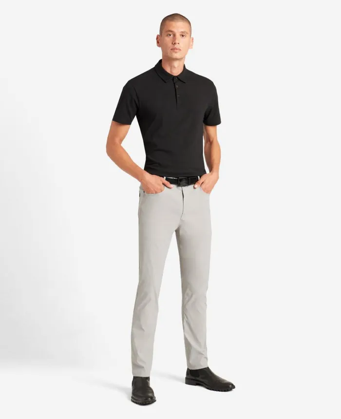 Kenneth Cole Pants Men Original Slim 5Pocket Pant Light Grey Kenneth Cole Pants Men Original Slim 5Pocket Pant Light Grey