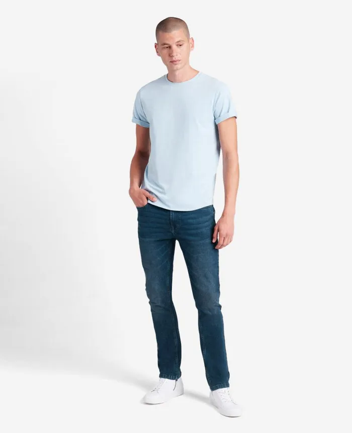 Kenneth Cole Polos and TShirts Men The Performance Crew Neck TShirt Light Blue Kenneth Cole Polos and TShirts Men The Performance Crew Neck TShirt Light Blue