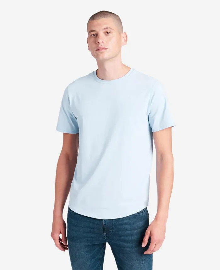 Kenneth Cole Polos and TShirts Men The Performance Crew Neck TShirt Light Blue Kenneth Cole Polos and TShirts Men The Performance Crew Neck TShirt Light Blue