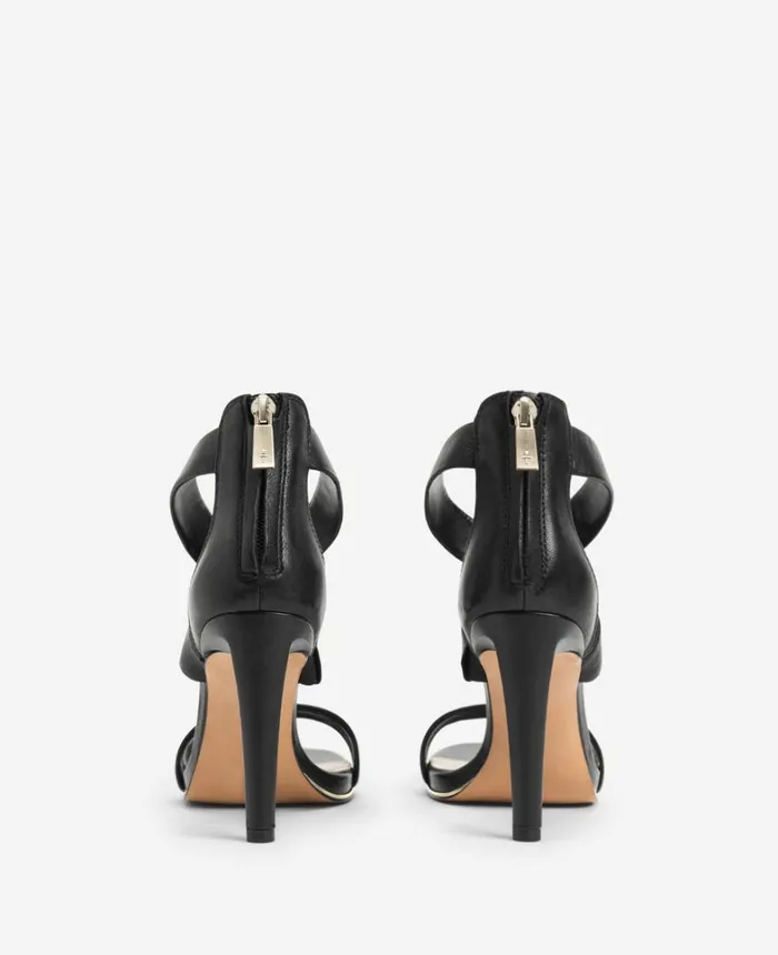 Kenneth Cole Pumps and Heels Women Brooke Cross Strap Heeled Sandal Black Kenneth Cole Pumps and Heels Women Brooke Cross Strap Heeled Sandal Black