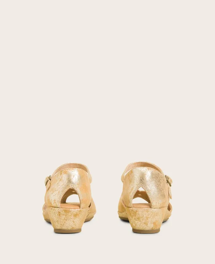 Kenneth Cole Sandals and Wedges Women GENTLE SOULS 8211 Lily Moon Ankle Strap Sandal Gold Kenneth Cole Sandals and Wedges Women GENTLE SOULS 8211 Lily Moon Ankle Strap Sandal Gold