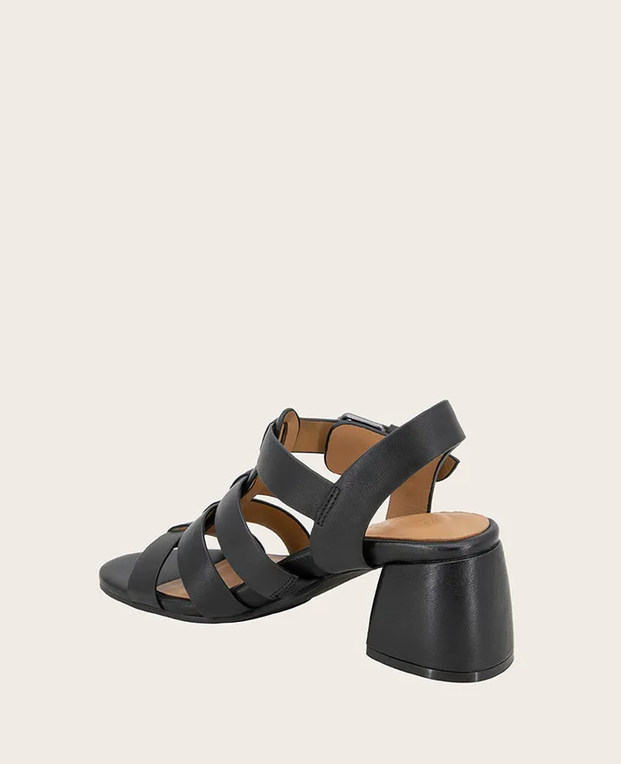 Kenneth Cole Sandals and Wedges Women GENTLE SOULS 8211 Margarite Heel Sandal Black Leather Kenneth Cole Sandals and Wedges Women GENTLE SOULS 8211 Margarite Heel Sandal Black Leather