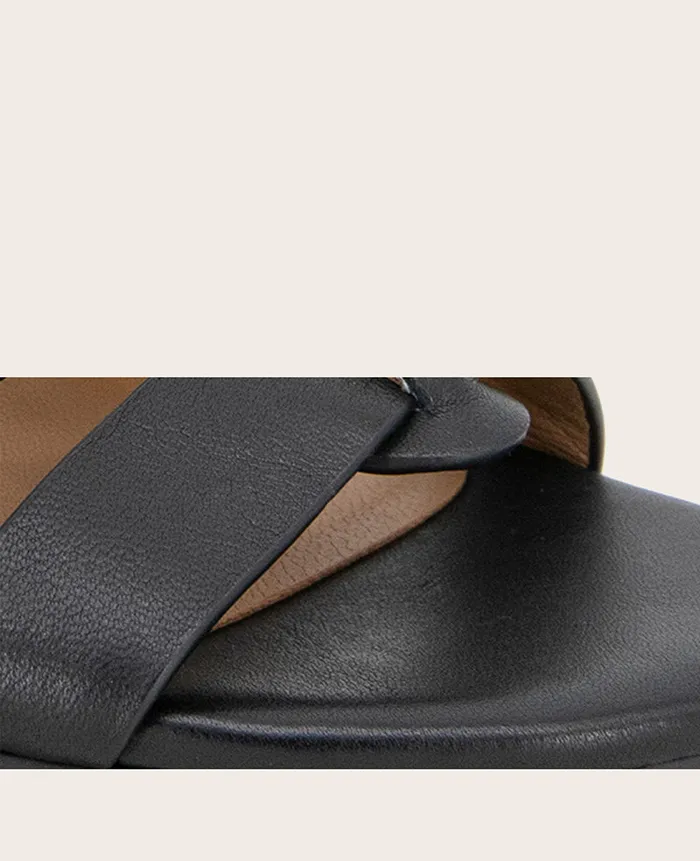 Kenneth Cole Sandals and Wedges Women GENTLE SOULS 8211 Margarite Heel Sandal Black Leather Kenneth Cole Sandals and Wedges Women GENTLE SOULS 8211 Margarite Heel Sandal Black Leather