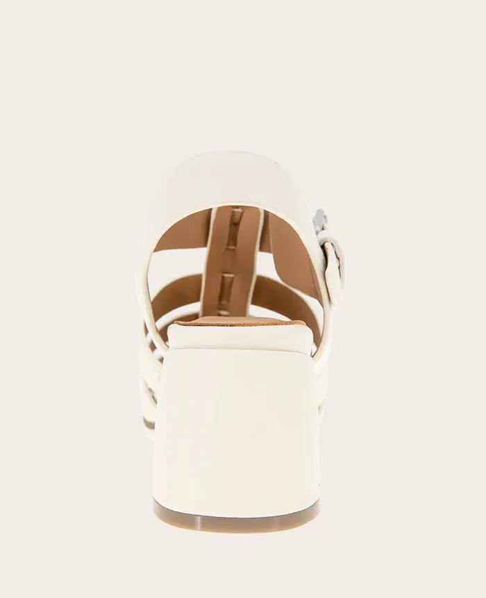 Kenneth Cole Sandals and Wedges Women GENTLE SOULS 8211 Margarite Heel Sandal Stone Leather Kenneth Cole Sandals and Wedges Women GENTLE SOULS 8211 Margarite Heel Sandal Stone Leather