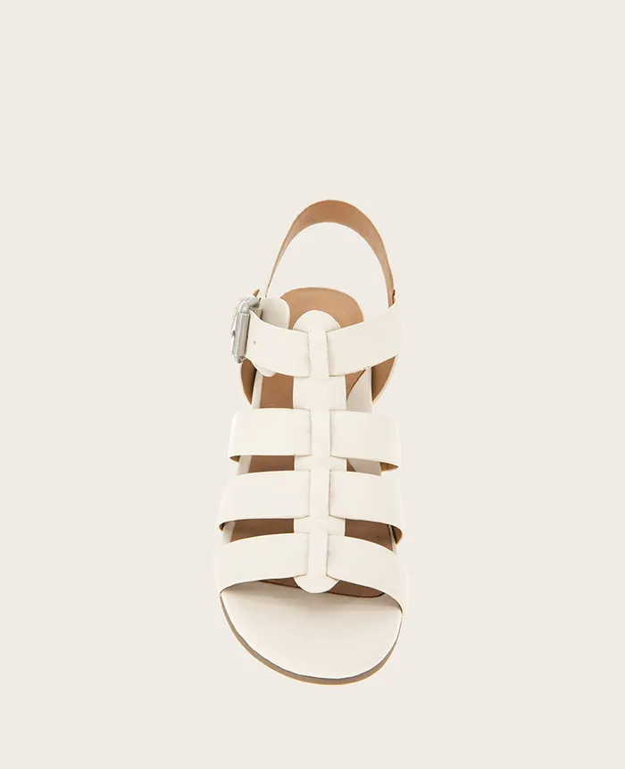 Kenneth Cole Sandals and Wedges Women GENTLE SOULS 8211 Margarite Heel Sandal Stone Leather Kenneth Cole Sandals and Wedges Women GENTLE SOULS 8211 Margarite Heel Sandal Stone Leather