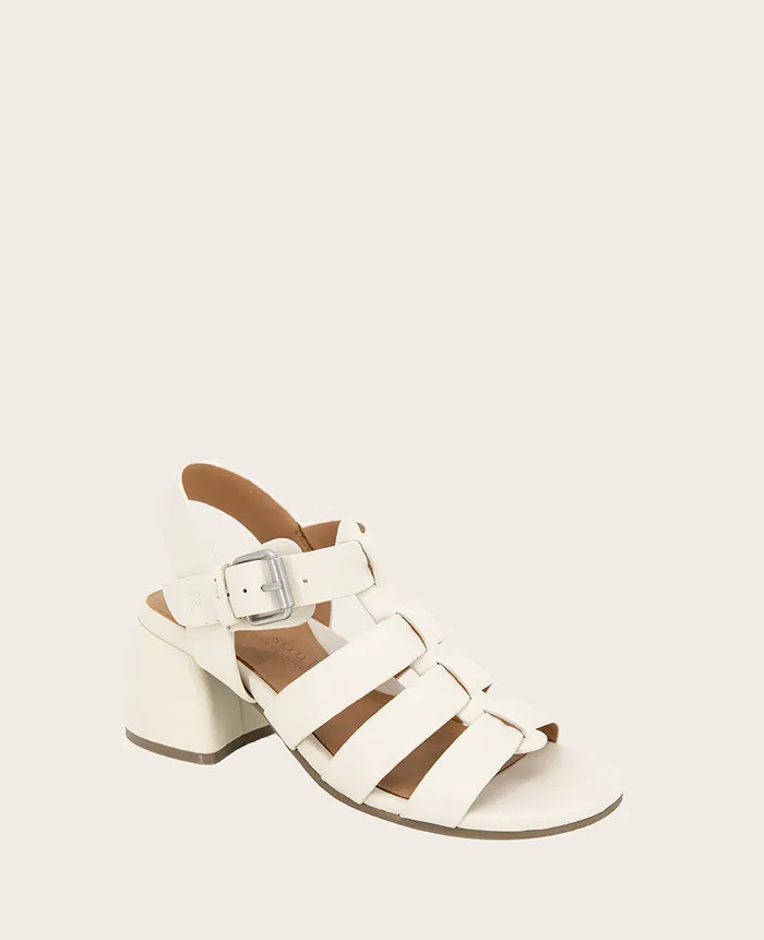 Kenneth Cole Sandals and Wedges Women GENTLE SOULS 8211 Margarite Heel Sandal Stone Leather Kenneth Cole Sandals and Wedges Women GENTLE SOULS 8211 Margarite Heel Sandal Stone Leather