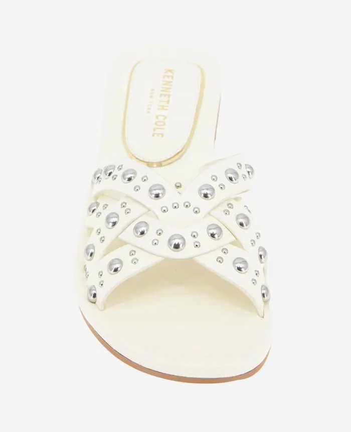 Kenneth Cole Sandals and Wedges Women Jula Flat Sandal Egret Kenneth Cole Sandals and Wedges Women Jula Flat Sandal Egret