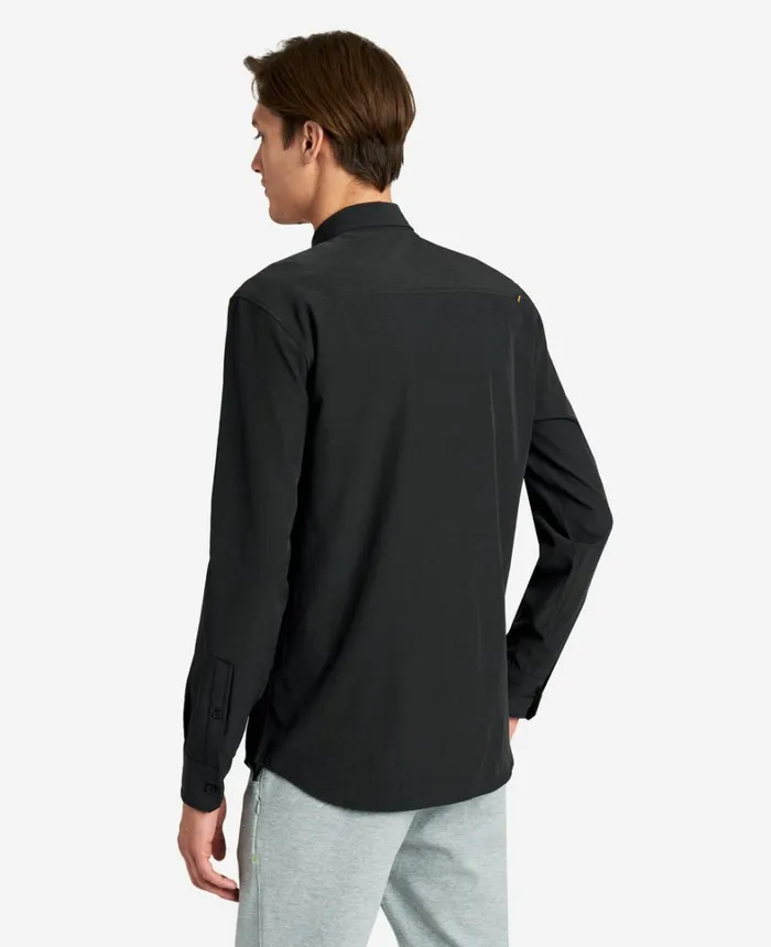 Kenneth Cole Shirts Men Performance Slim Fit Button Down Shirt Black Kenneth Cole Shirts Men Performance Slim Fit Button Down Shirt Black
