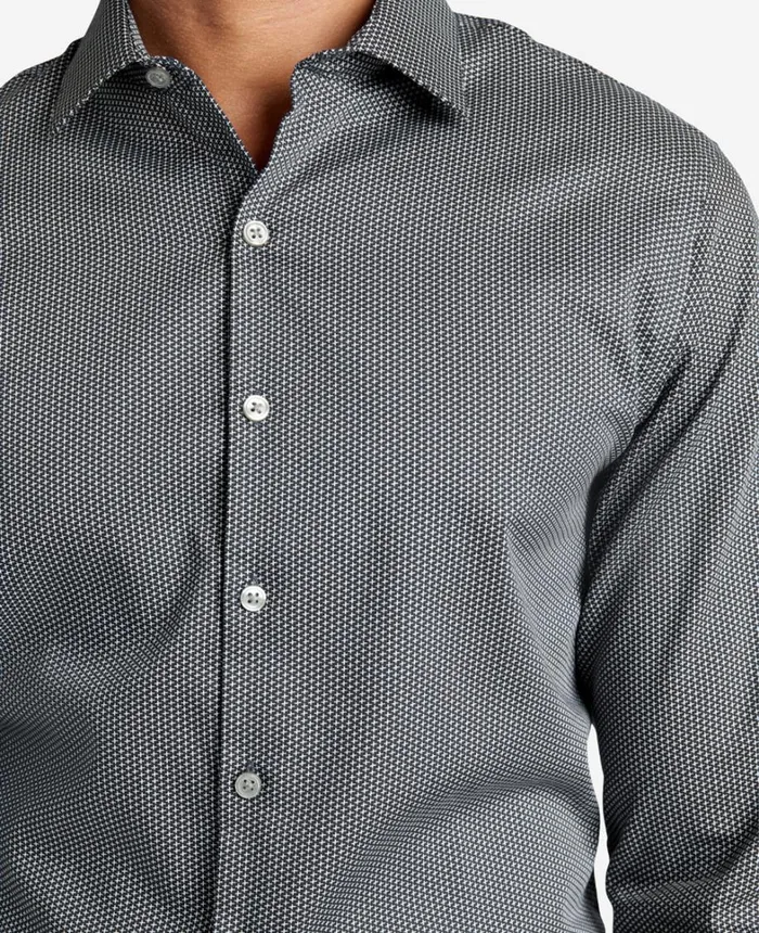 Kenneth Cole Shirts Men Slim Fit Kenneth Cole Natural Stretch Dress Shirt Black Smoke Kenneth Cole Shirts Men Slim Fit Kenneth Cole Natural Stretch Dress Shirt Black Smoke